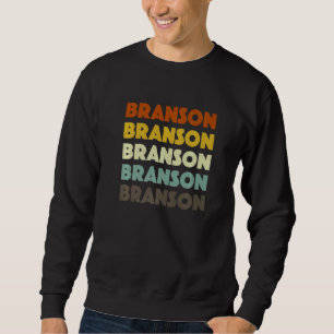 Branson Missouri American Mo Usa Hometown Resident Lång Ärmad Tröja