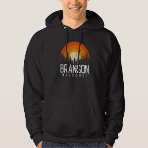 Branson Missouri MO Retro Vintage 70-tal 80-tal 9 Hoodie