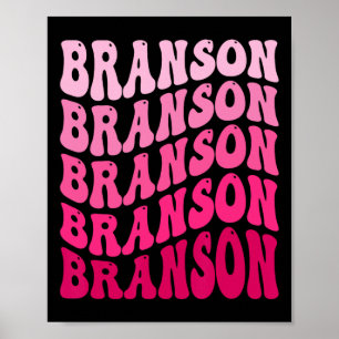 Branson Missouri Semester Souvenir Retro Grafik Poster
