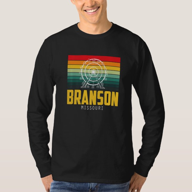 Branson Missouri Vacation Camping Travel Premium T Shirt (Framsida)