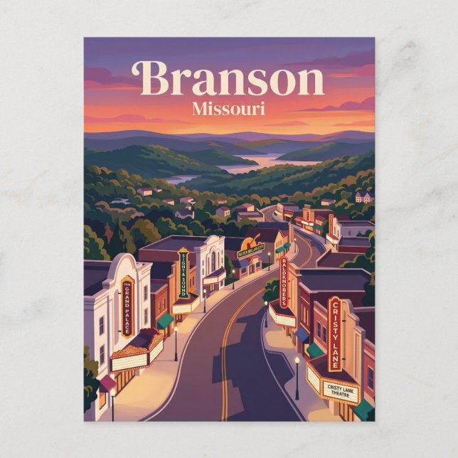Branson Missouri Vykort (Framsida)