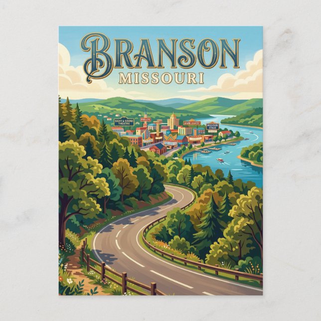 Branson Missouri Vykort (Framsida)