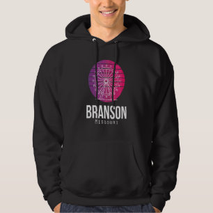 Branson Stort Hjul Missouri Resa Vandring Camping Hoodie