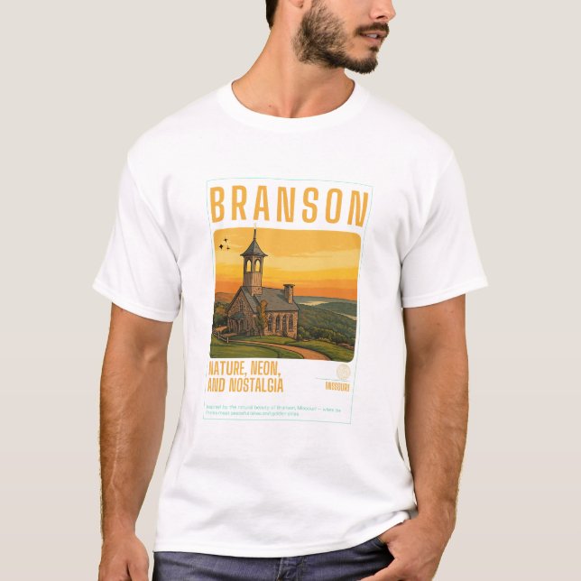 Bransons magi på landsbygden på alla linjer t shirt (Framsida)