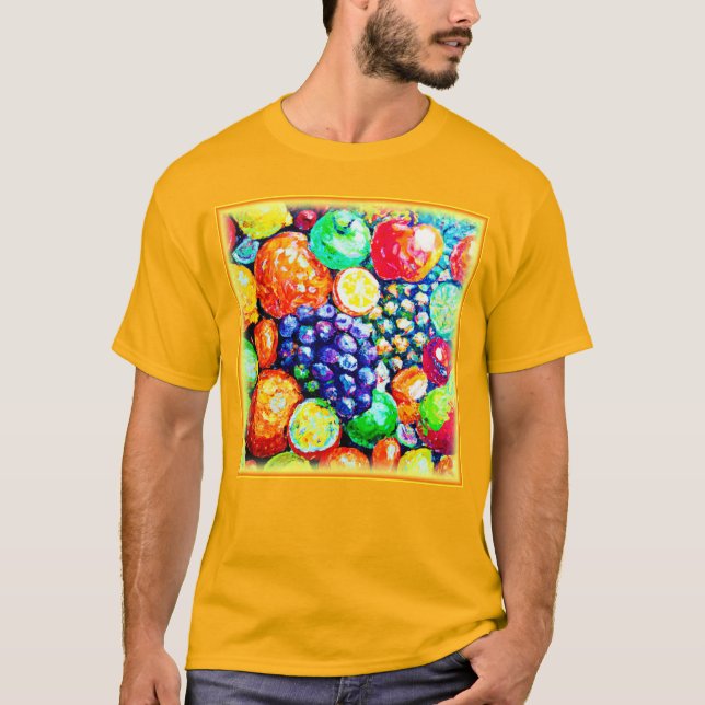 Brant Färg av frukt. Köp nu T Shirt (Framsida)