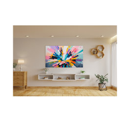 Brant Geometric Explosion Color Abstrakt Art Fototryck