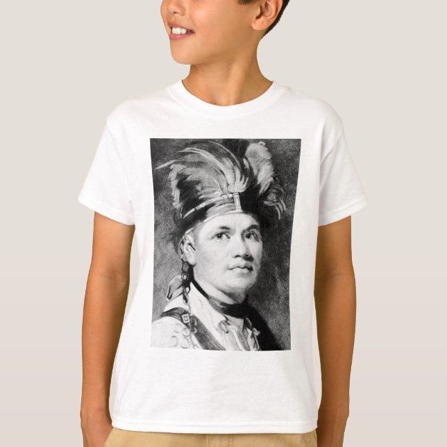 Brant - Joseph / Mohawk Indiens chef T Shirt (Framsida)