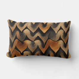 Bränt läder lumbarkudde