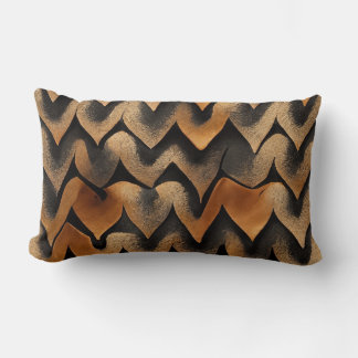 Bränt läder lumbarkudde