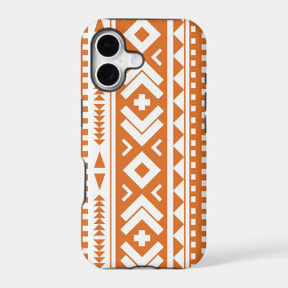 Bränt orange Aztec trycktelefonfodral
