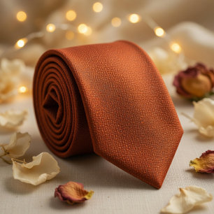 Bränt Orange Texturerad Rik Terrakotta Slips