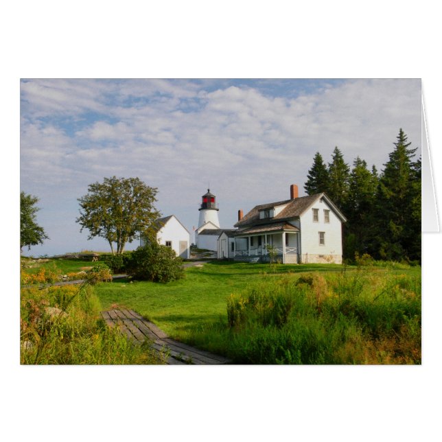 Bränt parkeringskort för öar hälsningskort (Framsidan Horizontal)