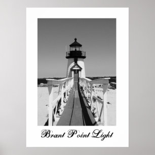 Brant pekar lätt poster