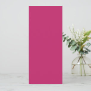 Bränt platt kort för Rosa