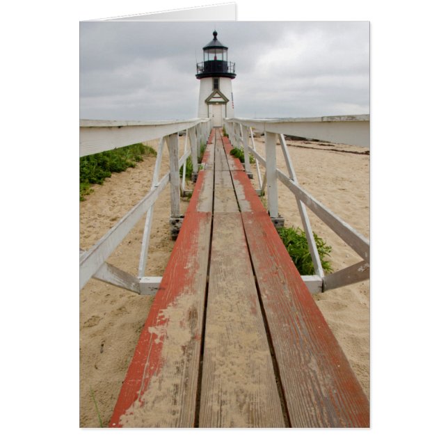 Brant Point fyr Hälsningskort (Framsidan)