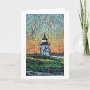 Brant Point Lighthouse-målning, Nantucket, MORSA Kort