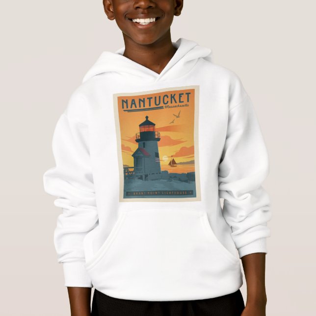 Brant Point Lighthouse | Nantucket MORSA T Shirt (Framsida)