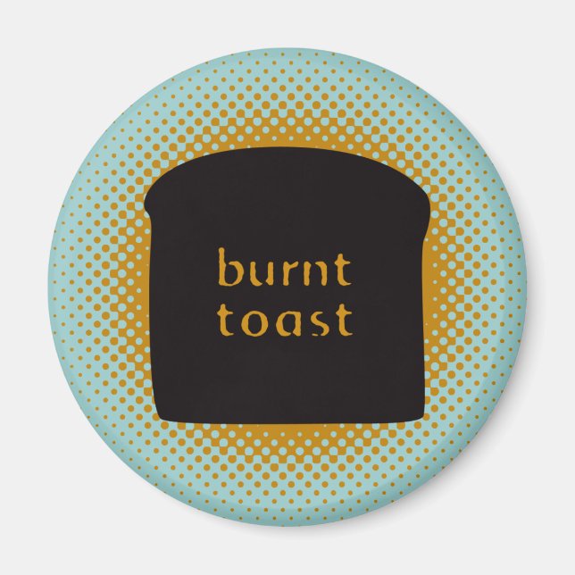 Bränt popup-magnet magnet (Framsidan)