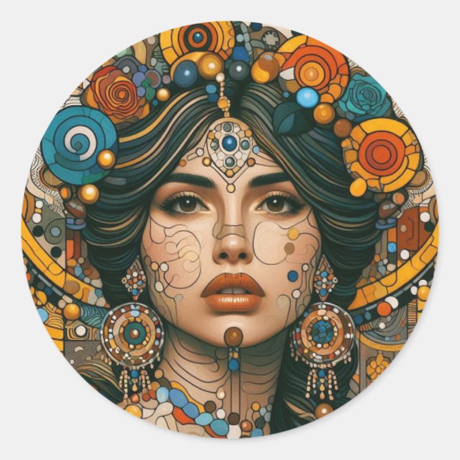 "Brant Spirit" Runt Klistermärke (Framsida)