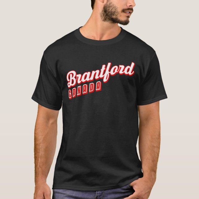 Brantford Kanada T Shirt (Framsida)