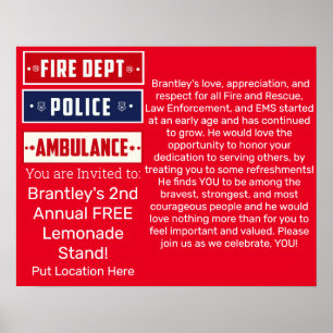 Brantleys ambulans vid brandpolisen Thunder_Cove Poster