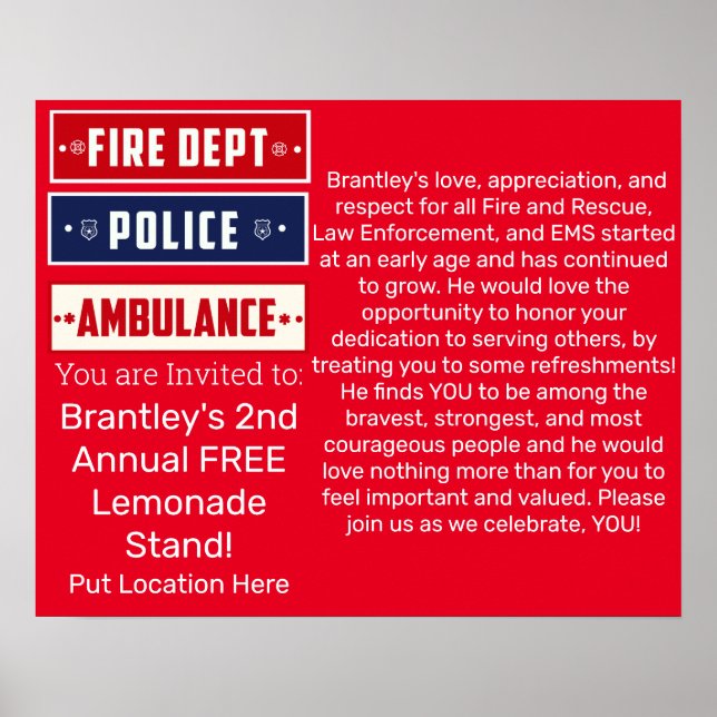 Brantleys ambulans vid brandpolisen Thunder_Cove Poster (Framsidan)