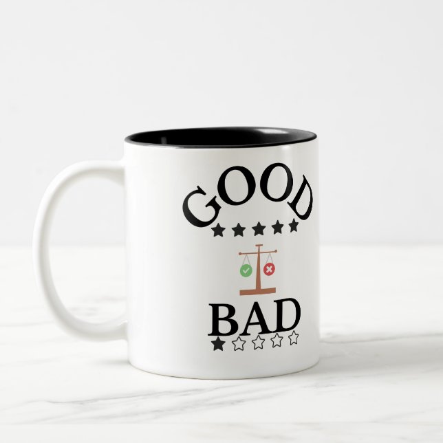 BraOchDåligt Två-Tonad Mugg (Vänster)