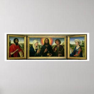 Braque Family Triptych: (LtoR) St. John the Ba Poster