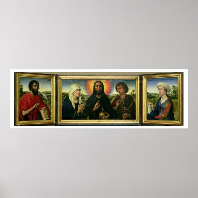 Braque Family Triptych: (LtoR) St. John the Ba Poster (Framsidan)