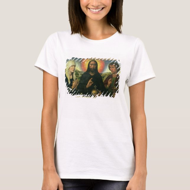 Braque Family Triptych: (LtoR) St. John the Ba Tee Shirt (Framsida)