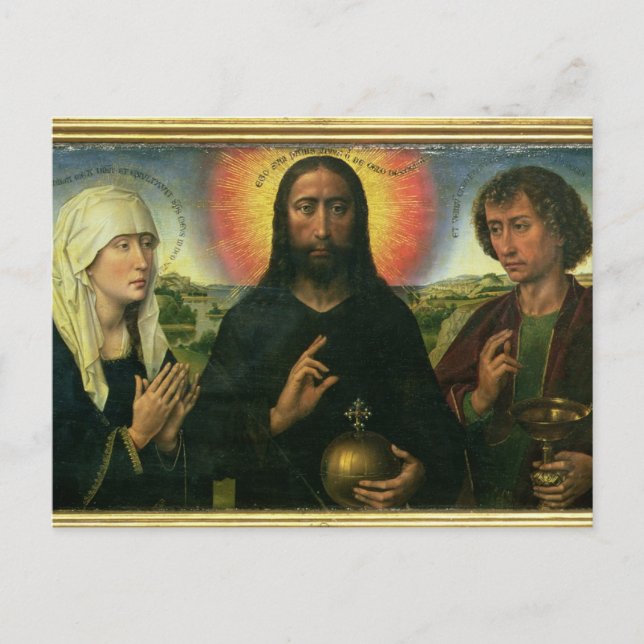 Braque Family Triptych: (LtoR) St. John the Ba Vykort (Framsida)