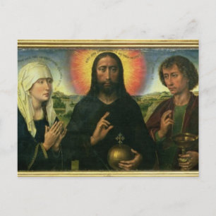 Braque Family Triptych: (LtoR) St. John the Ba Vykort