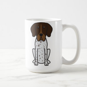 Braque Francais hundtecknad Kaffemugg