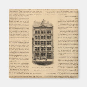 Brasch Works of the Scovill Manufacturing Company Magnet