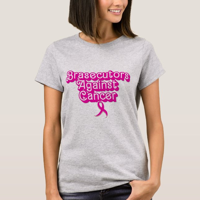 Brasecutors against Cancer 2023 Design T Shirt (Framsida)