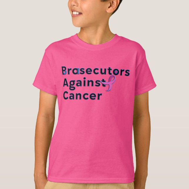 Brasecutors against Cancer - Barn Shirt T Shirt (Framsida)