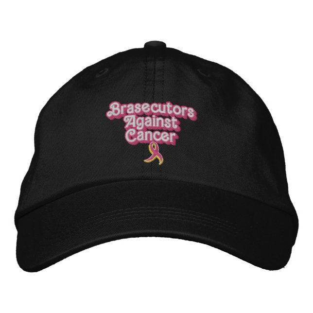 Brasecutors Against Cancer Hat Broderad Keps (Framsida)