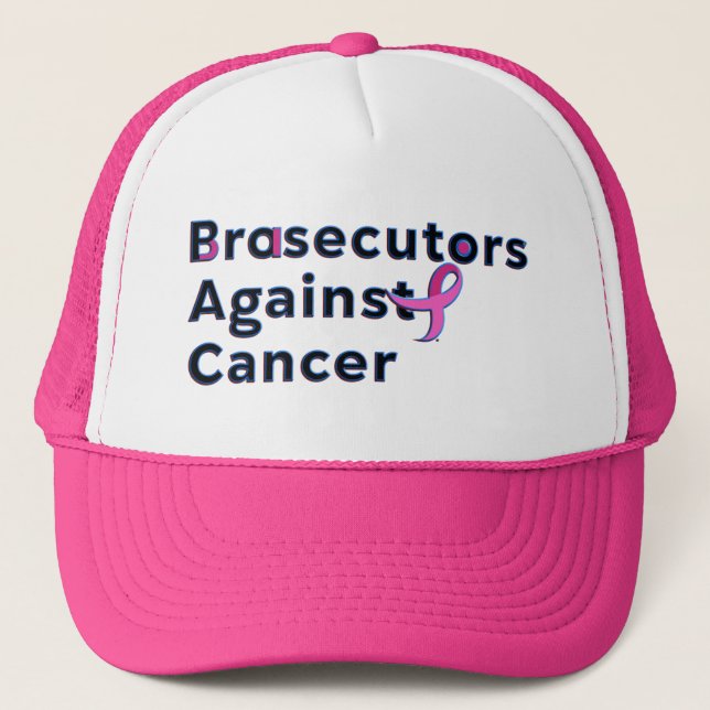 Brasecutors against Cancer - Truckerkeps (Framsida)
