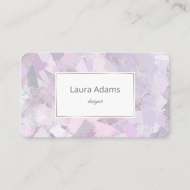 Brashen slår struktur visitkort (Framsida)