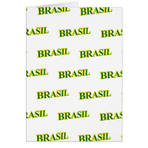 Brasil 3D Hälsningskort