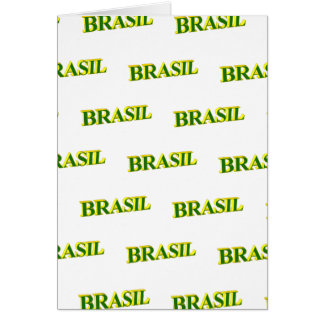 Brasil 3D Hälsningskort