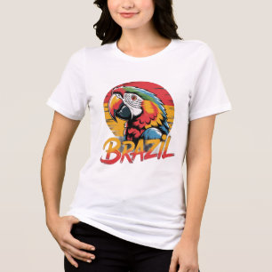 Brasil Aldrig Ge Upp T Shirt