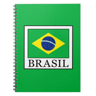 Brasil Anteckningsbok Med Spiral