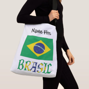 Brasil Bandiera do Brasil Personlig  Axelväska