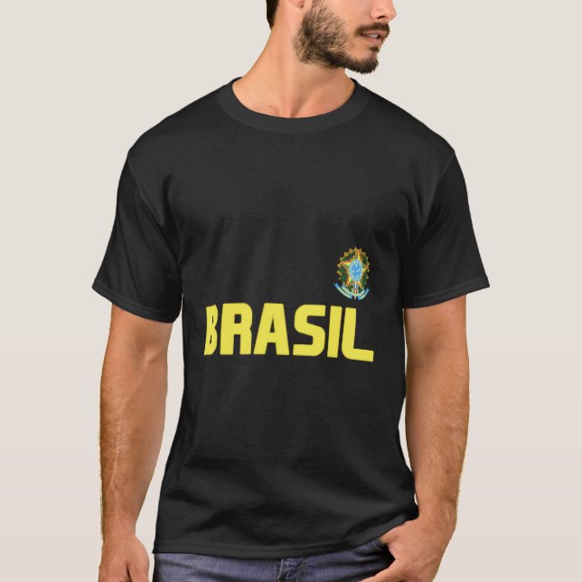 Brasil Brasilianskt Pride Brasilien Flagga Interna T Shirt (Framsida)