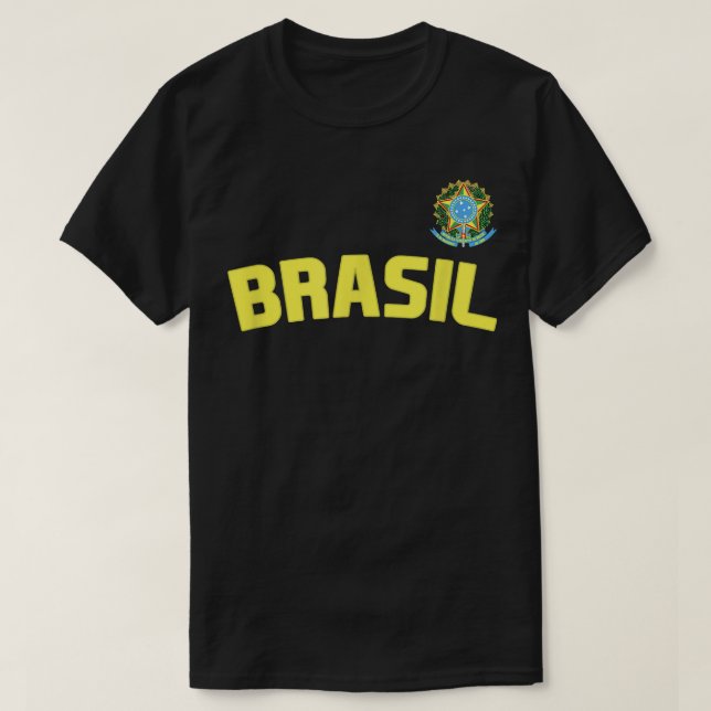 Brasil Brasilianskt Pride Brasilien Flagga Interna T Shirt (Design framsida)