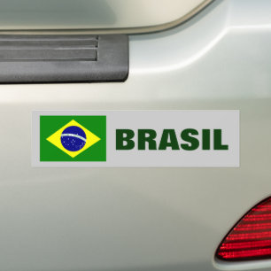 BRASIL - BRASILIEN FLAGGA BILDEKAL