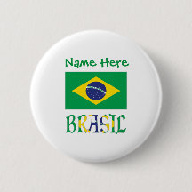 Brasil Brasilien flagga Personlig