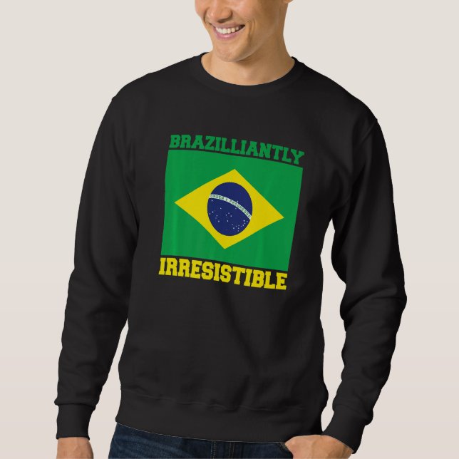 Brasil Brazillient Irresistible Brazilian Root B Lång Ärmad Tröja (Framsida)