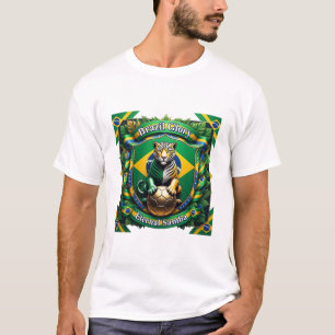 Brasil Evig Jaguar Uppstigning, Brasiliansk Gåva T Shirt